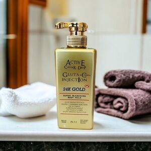 Active Caviar Drip Gluta Injection 24K Gold Body Milk